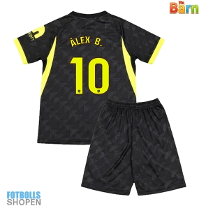 Billiga Atletico Madrid Alex Baena #10 Bortatröja Barn 2026-27 Kortärmad (+ Korta byxor)